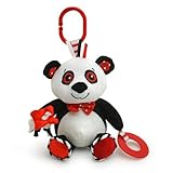Piper the Panda - black, white & red, baby travel toy [並行輸入品]
