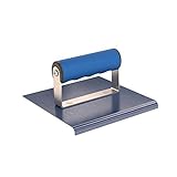 Bon 22-725 6-Inch by 6-Inch Blue Steel Sidewalk Edger with 1/4-Inch Radius and 3/8-Inch Lip with Com