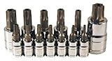 ATD Tools 13775 13-Piece Tamper-Resistant Star Bit Socket Set [並行輸入品]