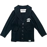 RUSK(ラスク) テレコスパンショールカラージャケット 120cm /BLACK NO.P-3511-05