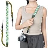 [JJC] カメラストラップ PUレザー カメラネックストラップ おしゃれ Canon R50 R50 V R5 R6 Mark II M6 Mark II R10 R7 R8 R6 R5 R10 R100 ソニー A7V A7M5 A7 V 一眼レフ/ミラーレス/コンパクトカメラ用 快適性 両手解放 負担を大幅に軽減 落下防止 超耐荷重 長さ調整可能 カメラショルダーストラップ（G）