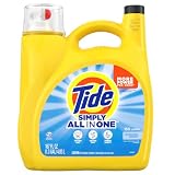 タイド シンプリー オールインワン 液体 洗濯洗剤 4.93L ALL IN ONE DETERGENT 167FL OZ 1.3GAL コストコ