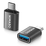 NIMASO USB3.2(Gen2)10Gbps Type C 変換アダプター (USB A メス to Type -C オス) 10Gbps 高速転送 QC3.0 急速充電 Windows 10 / Mac OS/MacBook Air/iPad Pro その他 USB-C 端末用 DAD25F1759