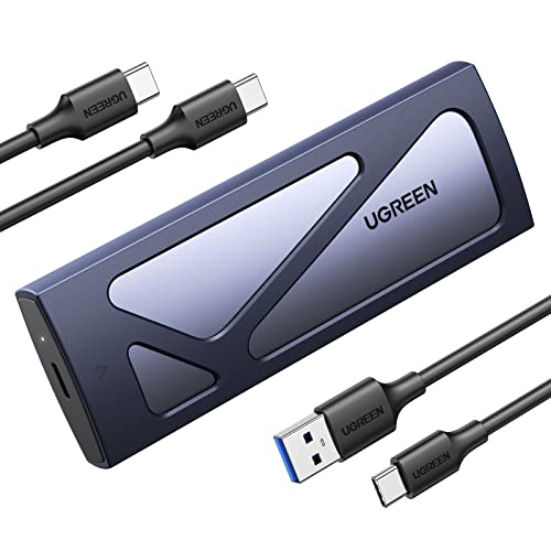 UGREEN M.2 SSD 外付けケース-M.2 NVME/PCIE SSD ケース USB C 3.2 Gen 2接続 UASP対応 10Gbps高速転送速度 アルミ制 8TB容量対応 M.2 NVMe to USB 変更 2230 2242 2260 2280(M-Key M&B Key) SSD対応 ssd 外付けケース 【NVME/PCIE専用】