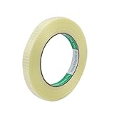 uxcell ガラス繊維テープ 断熱 グリッドテープロール ホワイト 12 x 125mm 50m全長