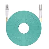 10Gtek OM3 マルチモード デュプレックス LC/LC 10Gb 40Gb 光ファイバーケーブル 50/125μm 100m