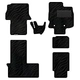 Hotfield ダイハツ タント タントカスタム フロアマット LA650S LA660S タントファンクロス 運転席シートタイプ:運転席ロングスライドシート有/WAVEブラック