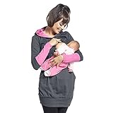 Decdeal レディース スウェット マタニティ 看護 授乳服 ロングスリーブ