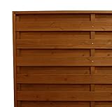 枠付きフェンス 目隠し 国産杉 【４方 枠】 幅900×高さ1980×奥行52ｍｍ MB（ミディアムブラウン）色