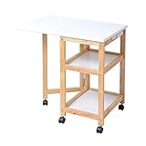 JKプラン バタフライキッチンワゴン ホワイト ZFC-0048-WH