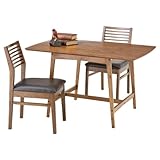 片バタダイニングテーブルセット 北欧風3点ダイニングテーブル チェアセット