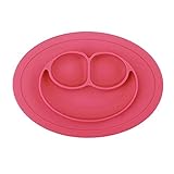 シリコン　食品　フード　プレートトレイ　食器ホルダー　幼児向け