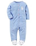 カーターズ ロンパース carter's 女の子用青紫xピンクハート白ねこさん足つきカバーオール (3months(55-61cm)) [並行輸入品]