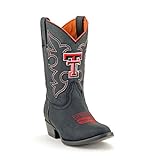 GamedayブーツBoyカレッジチームテキサスTech Masked Riderブラックtt-b033 – 2 ブラック