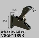 LIXIL部品 新日軽ブランド部品 装飾窓 網戸：縦框ガイド(A)[V8GP1189] プライムブラウン　右[V8GP1189R]