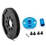 ZLiT 63T 64T 66T 71T 高速スパーピニオンギアセット タミヤ TT02 TT-02 1/10 RCカー(64T)用