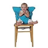 Gembaby ベービー 安全椅子サスペンダー ハイチャア安全布団 ブルー 赤ちゃんと外食、旅行、パーティでも便利 きちんと座れる