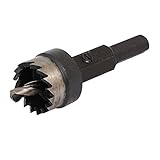 uxcell バイメタルホールソー 20.5mm直径 HSS ツイスト ドリル カッター ブラック