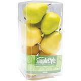 FloraCraft SimpleStyle 9-Piece Mini Decorative Fruit, Yellow/Green Pear [並行輸入品]