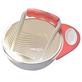 B-PING　すり鉢 　マッシュ&サーブボウル　研磨　ベビー食器　離乳食調理器具　離乳食食器　研磨碗　出産祝い　 (ピンク)
