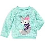 ジンボリー GYMBOREE/ ファジープルオーバー ミント トップススウェット 6～12ヶ月【並行輸入】