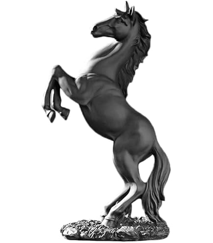 Amazon.co.jp: Merucy 跳ね馬 3カラー ブラック ホワイト ブロンズ 馬