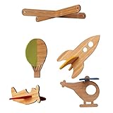 Petit Collage プチコラージュ　木製 モビール ベビーギフト 出産祝い インテリア (お空の乗り物 Up In The Air)