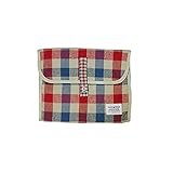 ギンガム携帯オムツポーチ　レッド　COCOWALK/ココウォーク