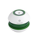 VORCOOL USBミニ加湿器クールミストエッセンシャルオイルディフューザー空気清浄機加湿器（色替えLED）家庭用、オフィス用、車用、ヨガ用超静音、ポータブルソリューション150ml（グリーン）