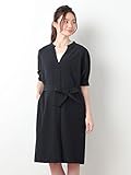 Angeliebe エンジェリーベ マタニティ ワンピース 授乳しやすい ストレッチ ローンラグラン袖 ワンピ 妊婦服 産前 産後 フリー ダーク ネイビー 21983 21983300