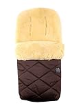 Kaiser Stroller Sheepskin Foot Muff Natura (Brown) by Kaiser
