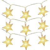 BigFox 星型装飾LEDライト LED 星 イルミネーション オーナメント イルミ LEDストリングライト 飾りスター クリスマス飾り 新発想 防水 3m 20球 結婚式 ホームパーティー　お誕生日バー などに最適 雰囲気作り　電飾
