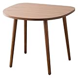 エムール 半円形ダイニングテーブル 幅80cmタイプ ウォルナット