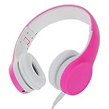 Volume Limited Wired Kids Headphones with Mic Detachable Cable and Sharing Music Ports for Children(