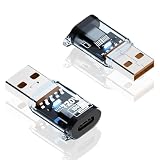 Poyiccot USB Type C to Type A 変換アダプタ 【2個セット】 USB C to A変換アダプ, 120W 高速充電 &10Gbps 急速データ転送OTG対応, MacBook/Galaxy USB-C 端末用