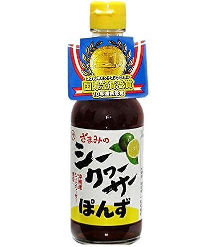 味ぽん様　こちらをご購入下さい。 Amazon.co.jp: 【3本セット】座間味こんぶ シークヮーサーポン酢250ml