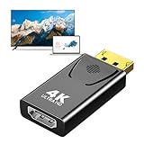 DP-Zu- Converter-HD-to-DPアダプター、DP-to- VideoAdapter | DP-to-HDケーブル、 4K60 Hz、-to-Dongle、USB-to-HDアダプター、HDからDP、ビデオ用の金色の接続、ゲーム、ゲーム