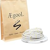 AEGOOL ledストリップライト RGB 電球色 間接照明 防水 両面テープ 60leds/m 高輝度 5M SMD5050