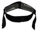 MIZUNO(ミズノ) 腰部骨盤ベルト メッシュタイプ (補助ベルト付) mz-c3jkb501 ブラック×グレー Ｍ-Ｌ