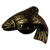 Sierra Lifestyles SL-681368 R Fish Cab Knob, Black by Sierra Lifestyles
