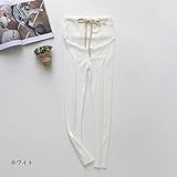 夏秋用マタニティ美脚レギンス　妊婦レギパン　妊娠スパッツ　レディース　スキニーパンツ　3カラー（グレーブルー・ピンク・ホワイト）　kr101 (M, ホワイト)