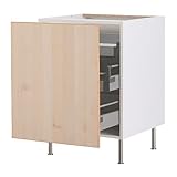 IKEA(イケア) FAKTUM ネクスス バーチ材突き板 60 cm 29890591 ベースキャビネット 引き出し式収納付、ネクスス バーチ材突き板