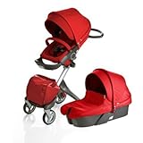 Bugaboo バガブー ベビーカー 2015最新 Buffalo Stroller Complete Set in Black on Black (Red) [並行輸入品]