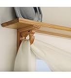 ブラケットと78 "シェルフ、アンティークホワイトのみ