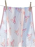 Angel Dear Muslin Nap Blanket, Pink Giraffe by Angel Dear [並行輸入品]