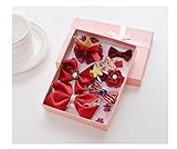 MUSTY　ヘアピン アクセサリー セット (10個)　女の子 髪飾り 出産祝い ギフト 誕生日のプレゼント 可愛い ヘアクリップ リボン ヘアピン 子供も通用 キッズ 髪留め ヘアバンド お宮参り　