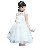 (チェリーレッド) CherryRed 子供服 ワンピース 女の子 フォーマル ドレス 七五三 夏秋 可愛い 入園式 入学式 150 ホワイト