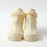 赤ちゃんの城 ソックス ベルナチュール・レース 7～8cm アイボリー