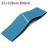 Generic 15cm x 120cm 80 Grit Premium Zirconia Sanding Belt Sandpaper Abrasive Strip