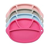 Kuke 安全シリコン製　滑り止め　遊び食べ 　離乳食　お子様向け　かわいいプレート ベビー食器　ランチ皿　ミニマット　子供食器　食事マット　ベビー用品